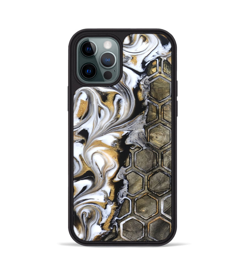 iPhone 12 Pro Wood Phone Case - Adella (Pattern, 822200)