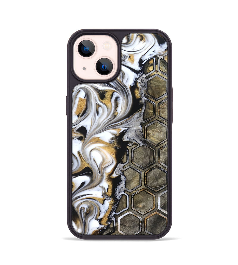iPhone 14 Wood Phone Case - Adella (Pattern, 822200)
