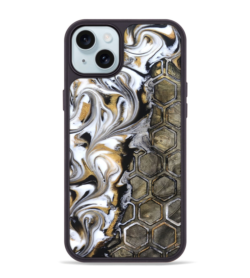 iPhone 15 Plus Wood Phone Case - Adella (Pattern, 822200)