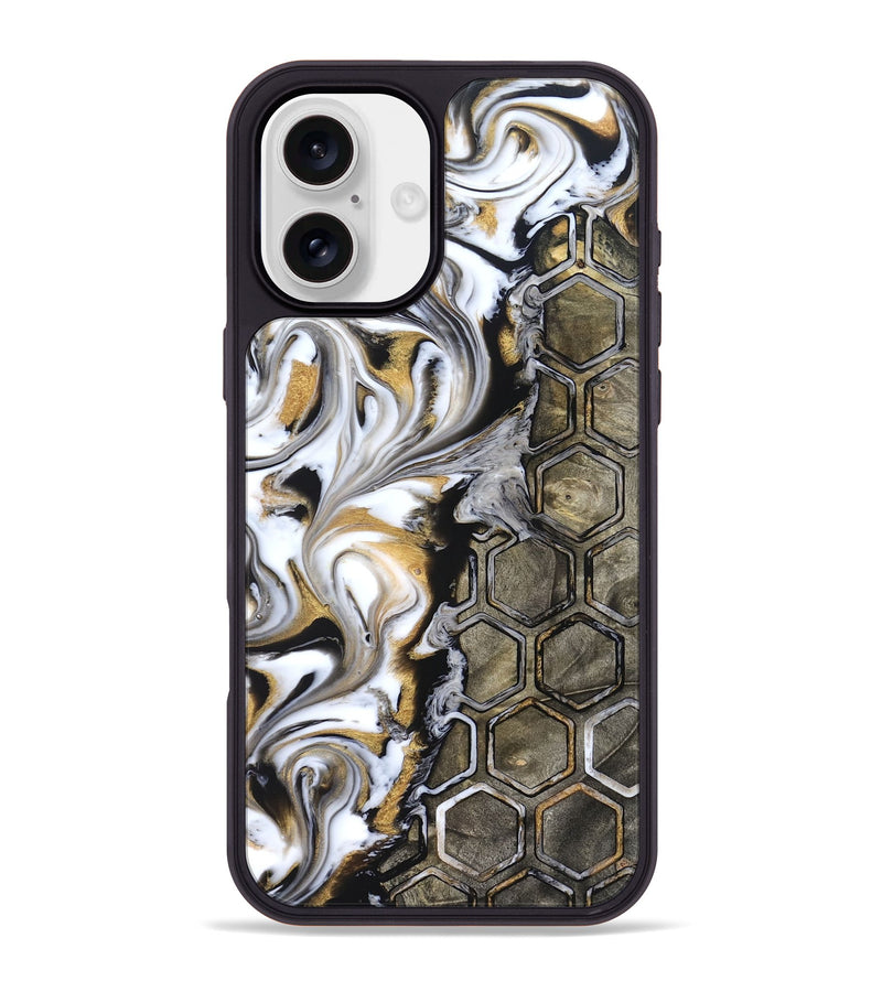 iPhone 16 Plus Wood Phone Case - Adella (Pattern, 822200)