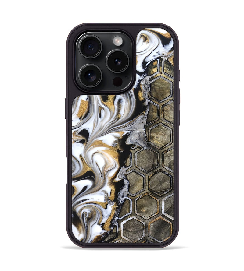 iPhone 16 Pro Wood Phone Case - Adella (Pattern, 822200)