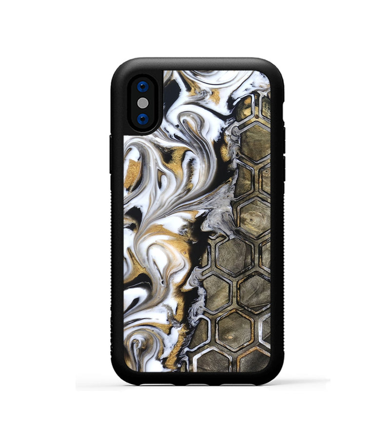 iPhone Xs Wood Phone Case - Adella (Pattern, 822200)