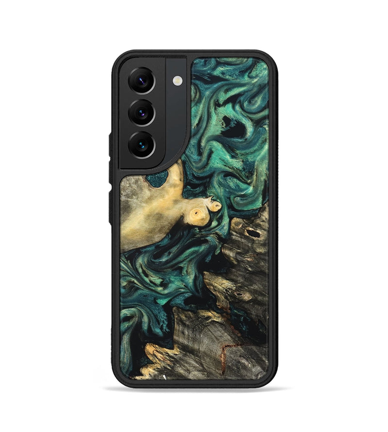 Galaxy S22 Wood Phone Case - Casimir (Green, 822201)