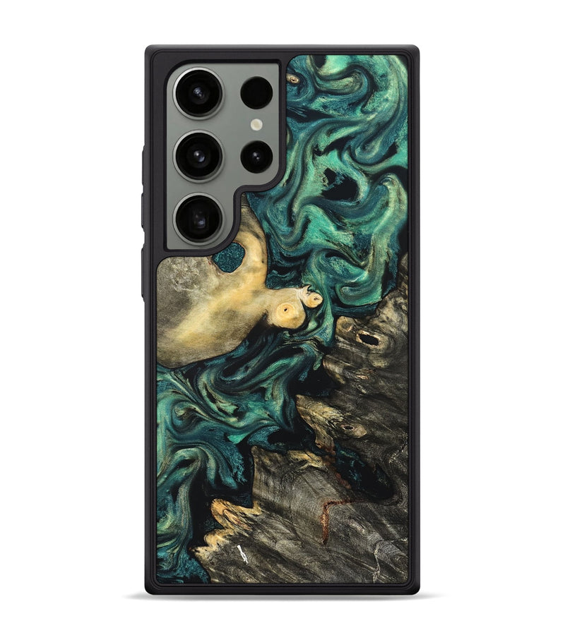 Galaxy S24 Ultra Wood Phone Case - Casimir (Green, 822201)