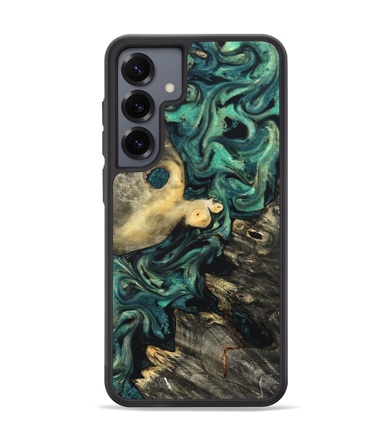 Galaxy S25 Plus Wood Phone Case - Casimir (Green, 822201)