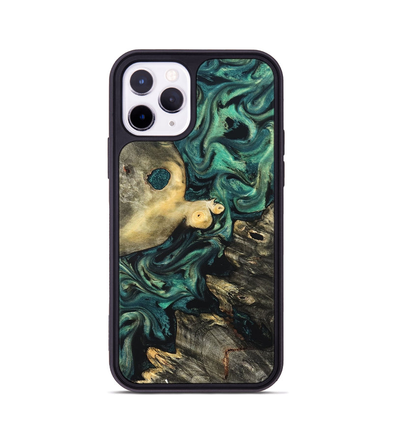 iPhone 11 Pro Wood Phone Case - Casimir (Green, 822201)