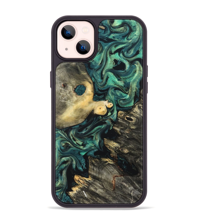 iPhone 14 Plus Wood Phone Case - Casimir (Green, 822201)