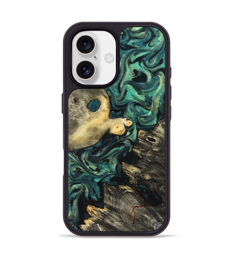 iPhone 17 Wood Phone Case - Casimir (Green, 822201)