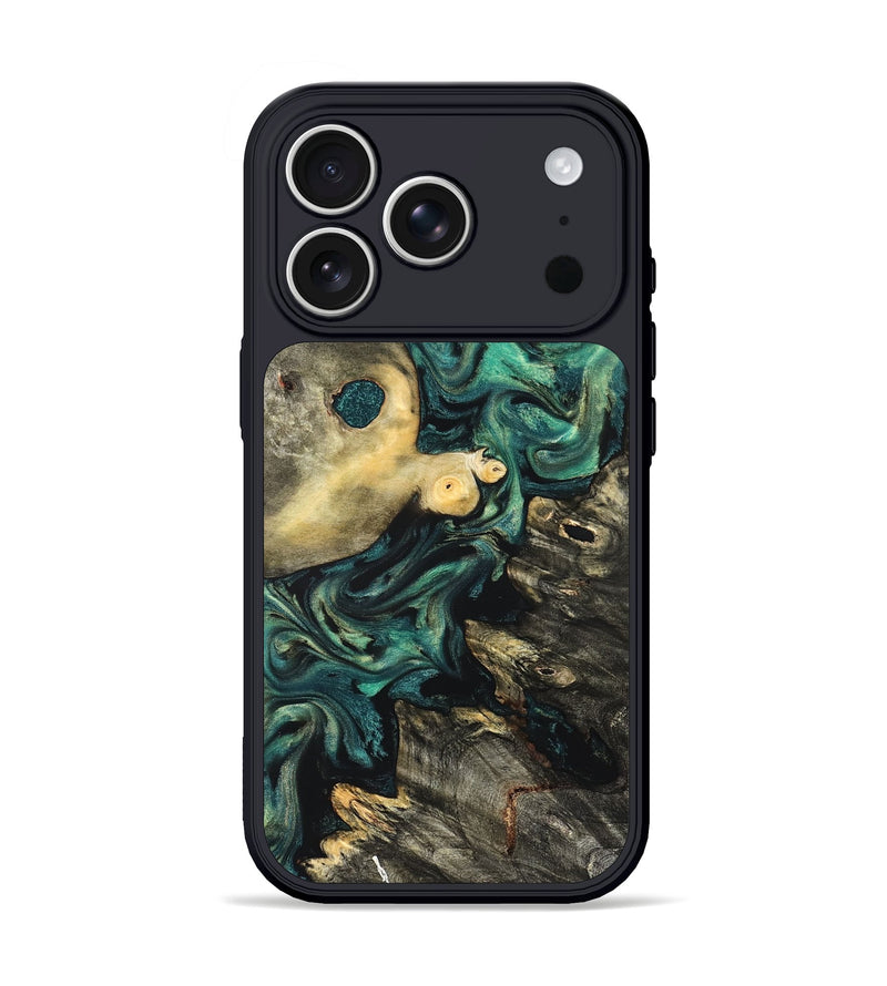 iPhone 17 Pro Wood Phone Case - Casimir (Green, 822201)