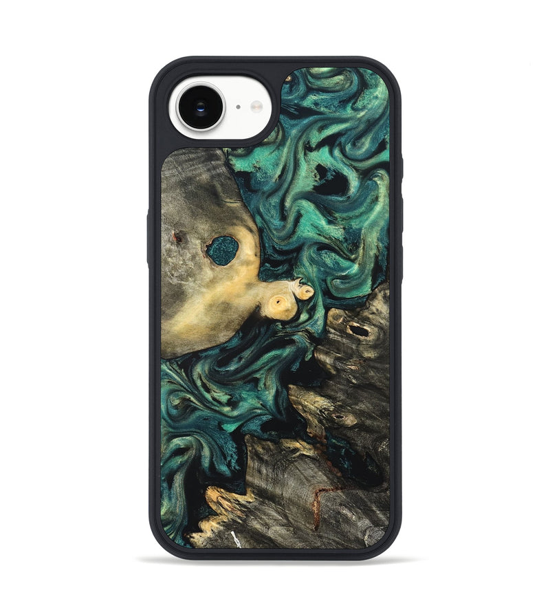 iPhone 17e Wood Phone Case - Casimir (Green, 822201)