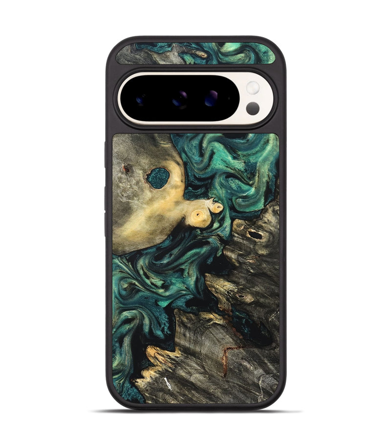 Pixel 9 Pro Wood Phone Case - Casimir (Green, 822201)