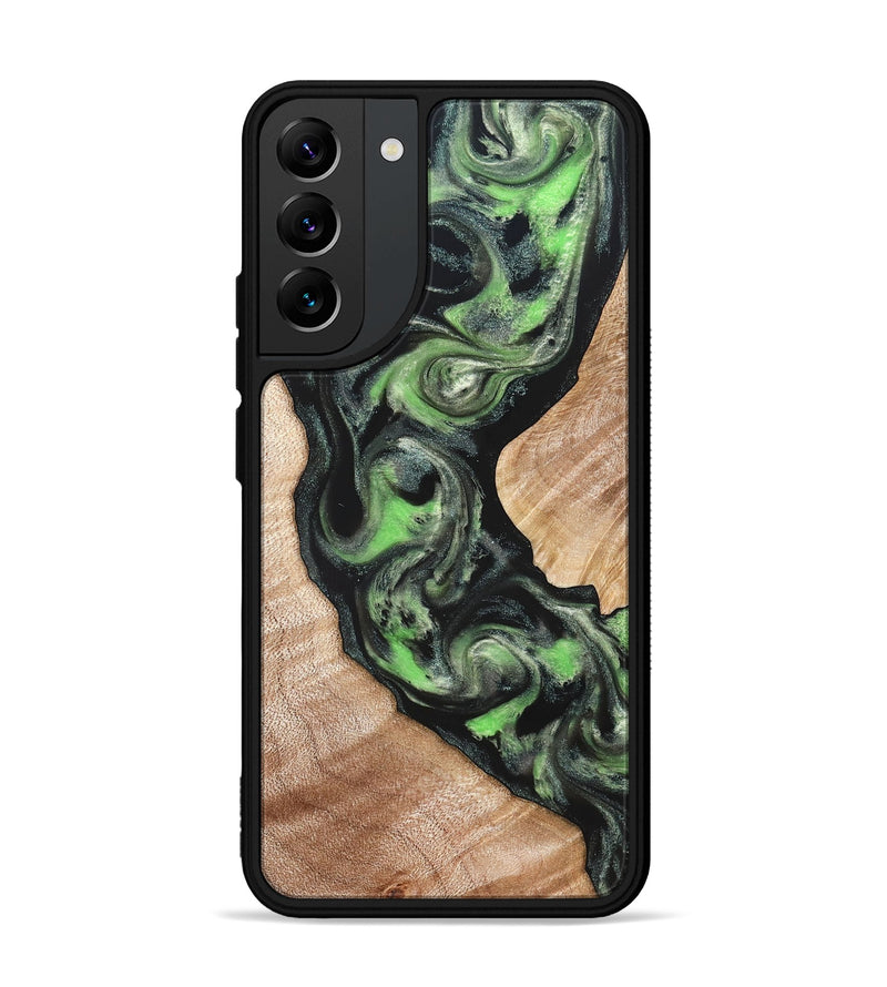Galaxy S22 Plus Wood Phone Case - Makaila (Green, 822202)