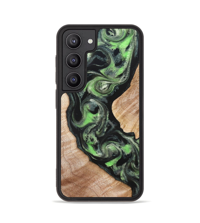 Galaxy S23 Wood Phone Case - Makaila (Green, 822202)
