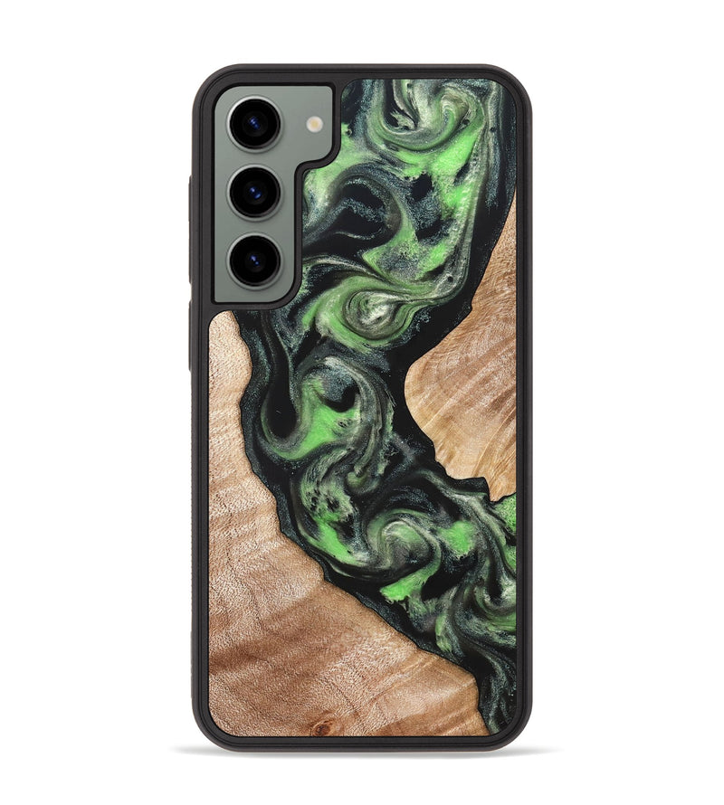 Galaxy S23 Plus Wood Phone Case - Makaila (Green, 822202)