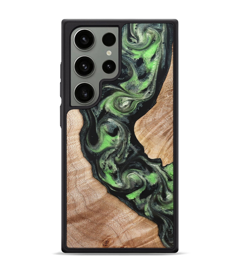 Galaxy S24 Ultra Wood Phone Case - Makaila (Green, 822202)