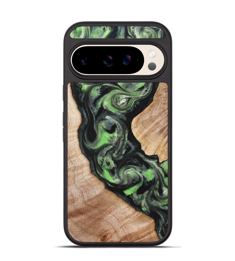 Pixel 10 Wood Phone Case - Makaila (Green, 822202)