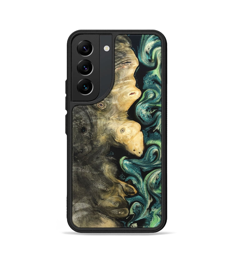 Galaxy S22 Wood Phone Case - Zaid (Green, 822203)