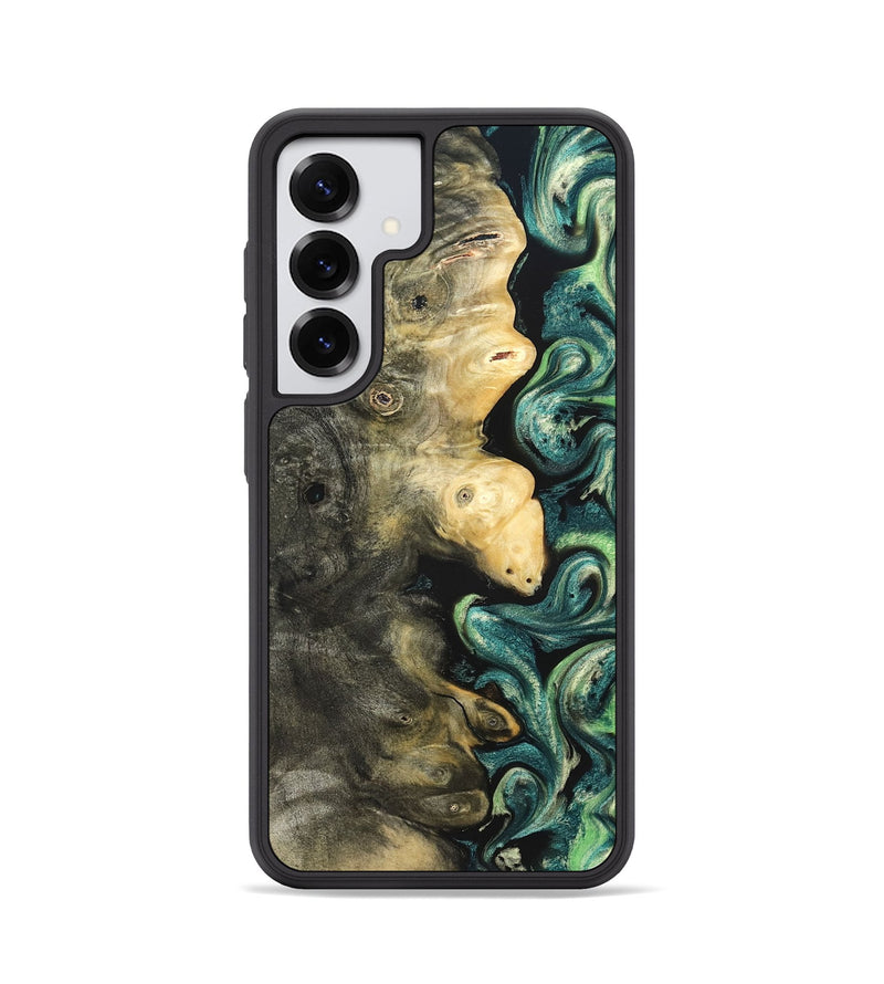 Galaxy S25 Wood Phone Case - Zaid (Green, 822203)