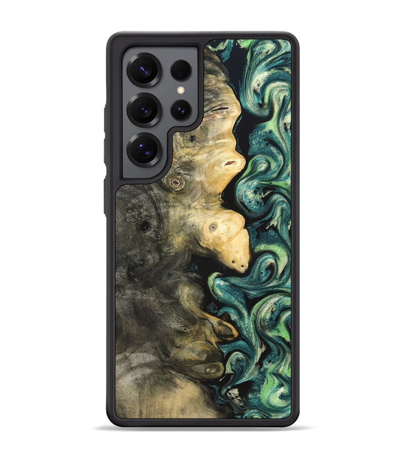 Galaxy S25 Ultra Wood Phone Case - Zaid (Green, 822203)