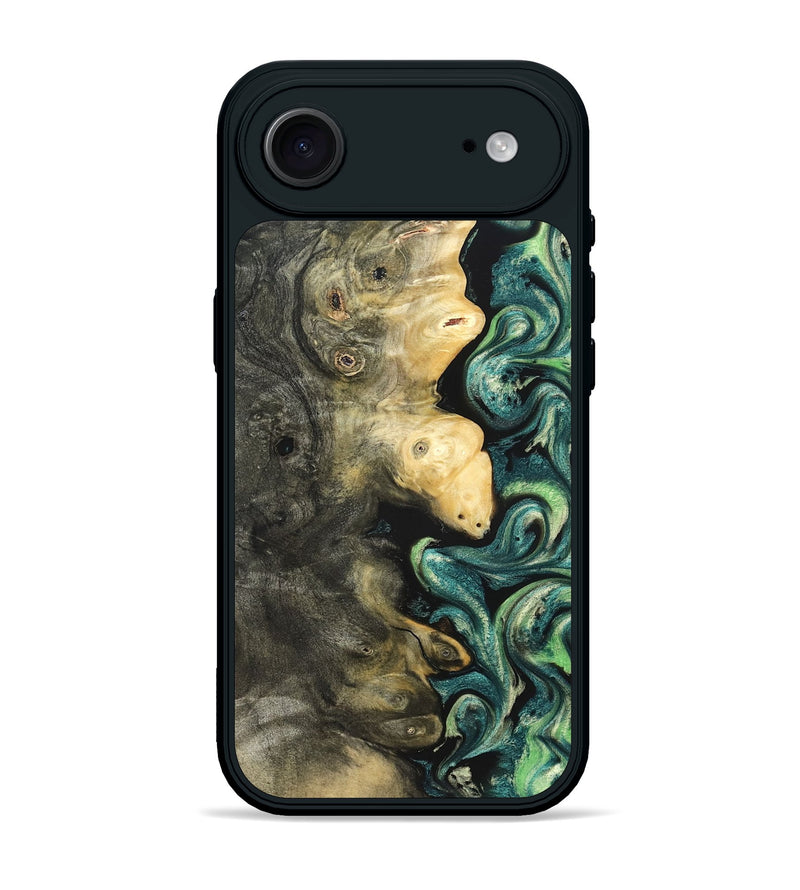 iPhone 17 Air Wood Phone Case - Zaid (Green, 822203)