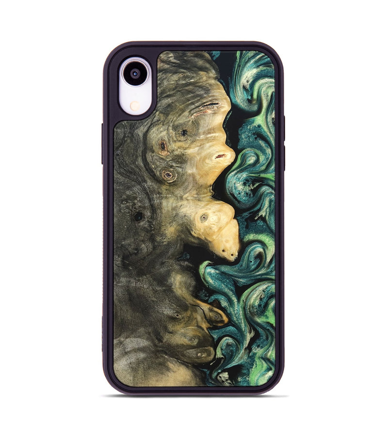 iPhone Xr Wood Phone Case - Zaid (Green, 822203)
