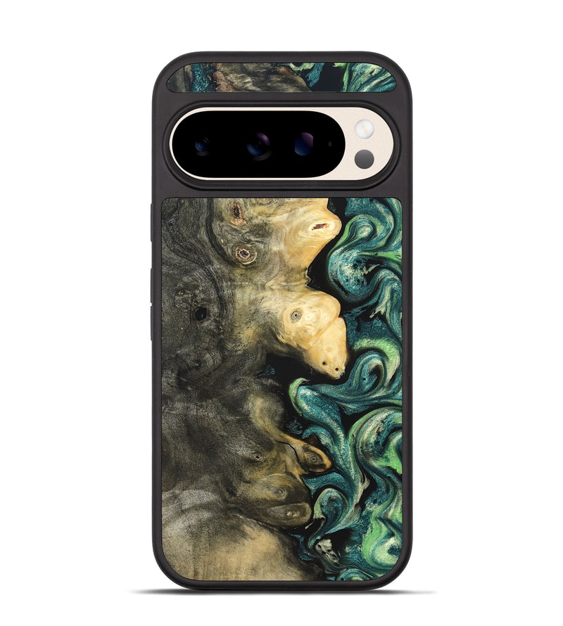 Pixel 10 Wood Phone Case - Zaid (Green, 822203)