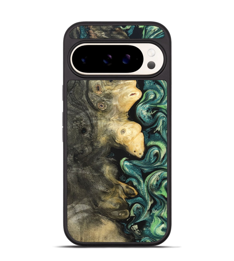 Pixel 9 Wood Phone Case - Zaid (Green, 822203)