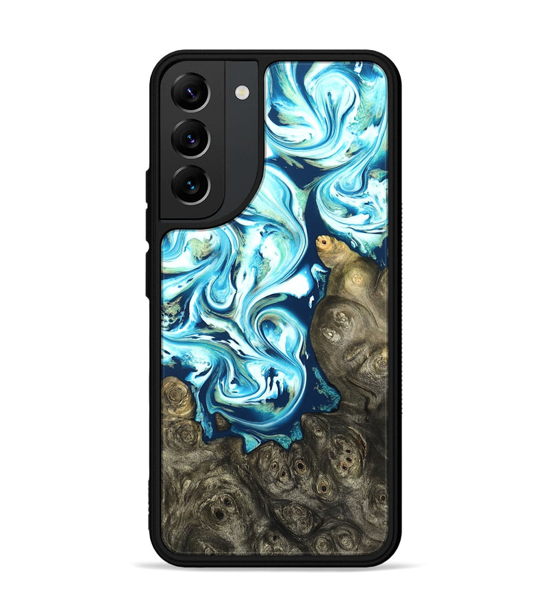 Galaxy S22 Plus Wood Phone Case - Vihaan (Blue, 822204)