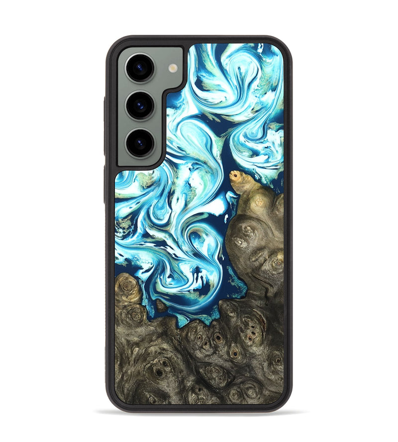 Galaxy S23 Plus Wood Phone Case - Vihaan (Blue, 822204)