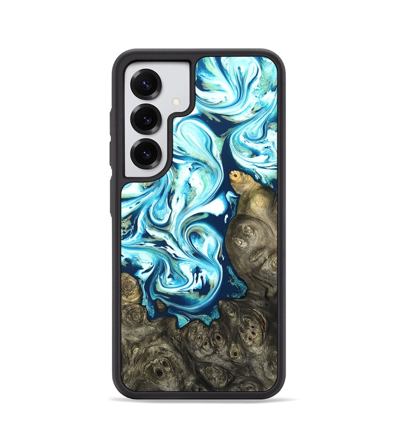 Galaxy S25 Wood Phone Case - Vihaan (Blue, 822204)