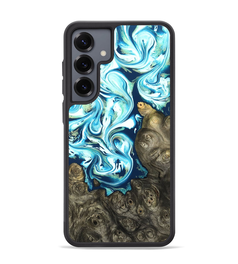 Galaxy S25 Plus Wood Phone Case - Vihaan (Blue, 822204)
