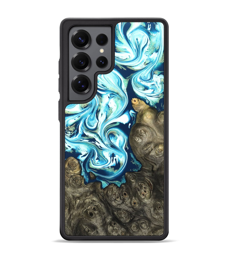 Galaxy S25 Ultra Wood Phone Case - Vihaan (Blue, 822204)