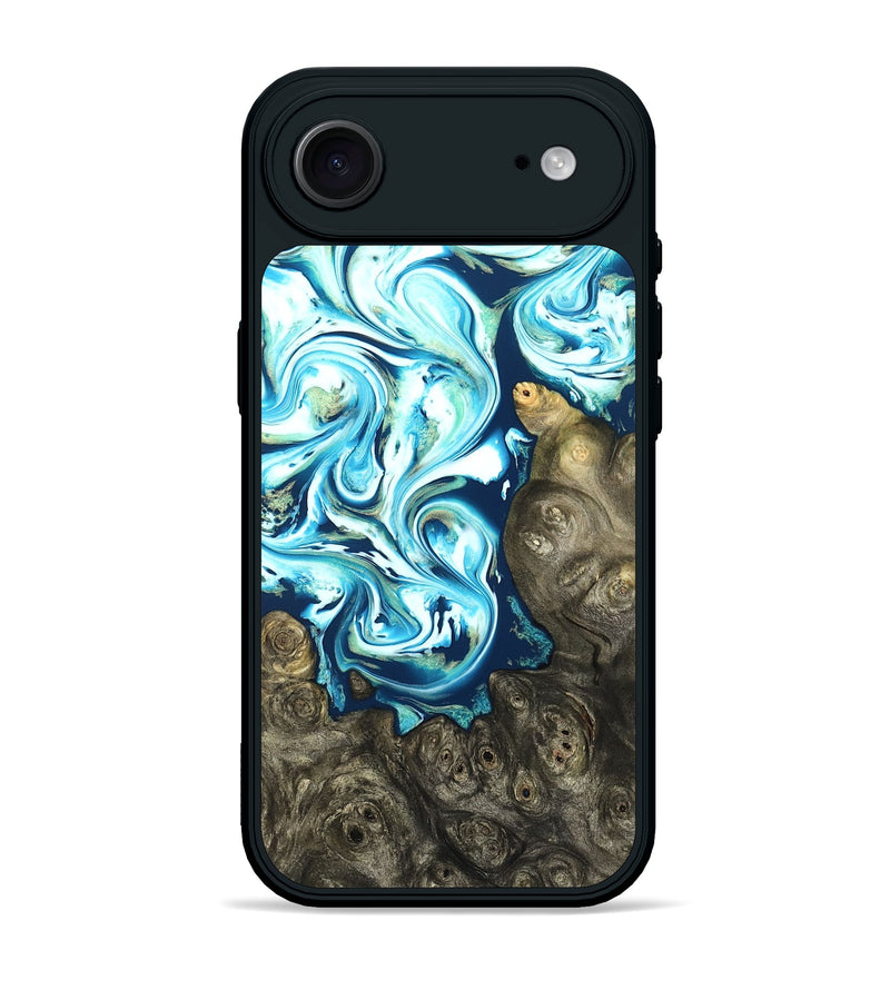 iPhone 17 Air Wood Phone Case - Vihaan (Blue, 822204)