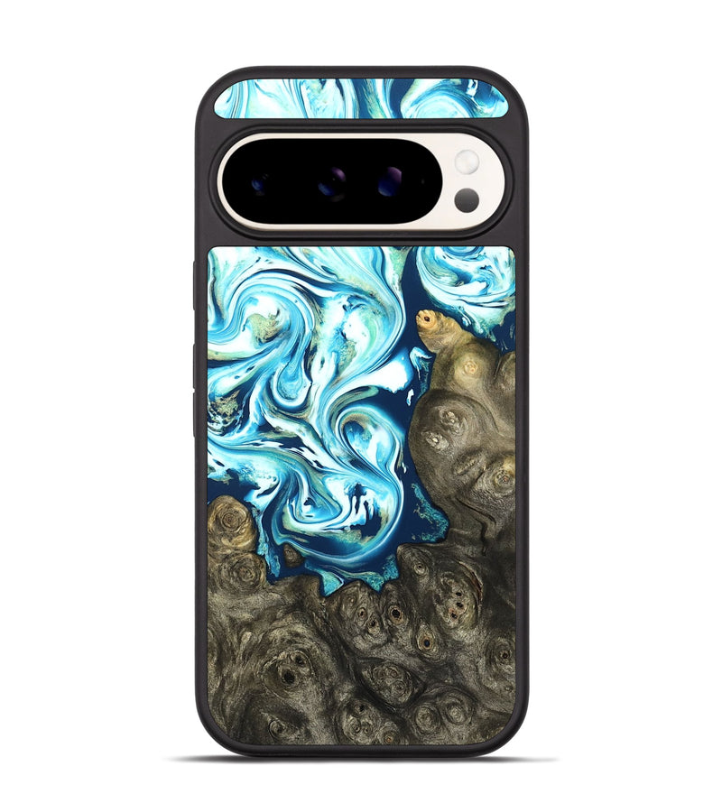 Pixel 9 Pro Wood Phone Case - Vihaan (Blue, 822204)