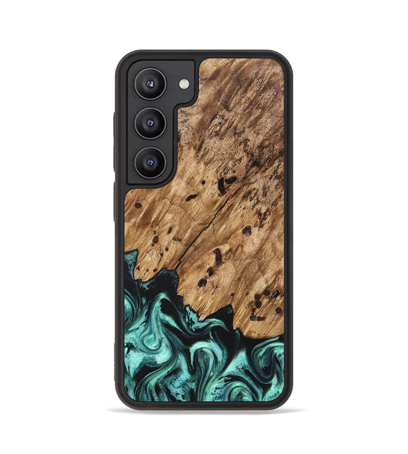 Galaxy S23 Wood Phone Case - Garland (Green, 822205)