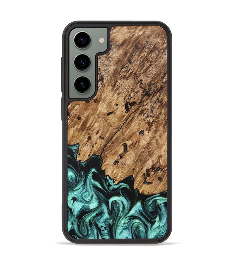 Galaxy S23 Plus Wood Phone Case - Garland (Green, 822205)