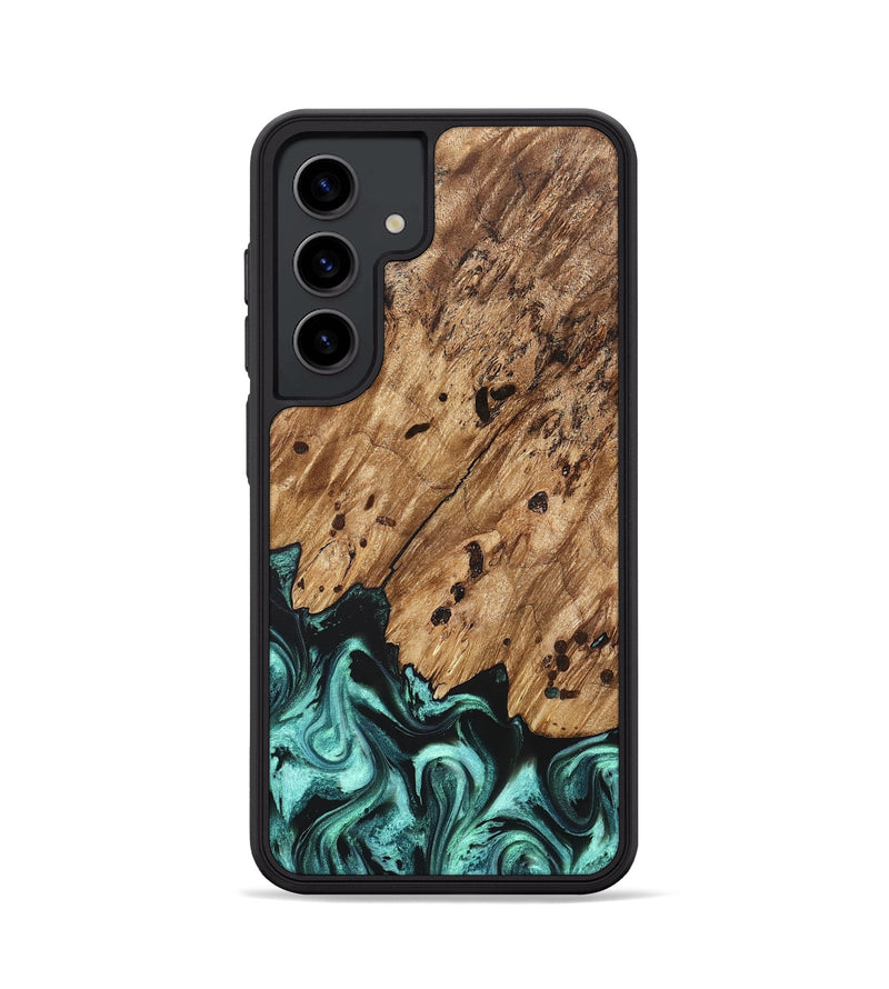 Galaxy S24 Wood Phone Case - Garland (Green, 822205)