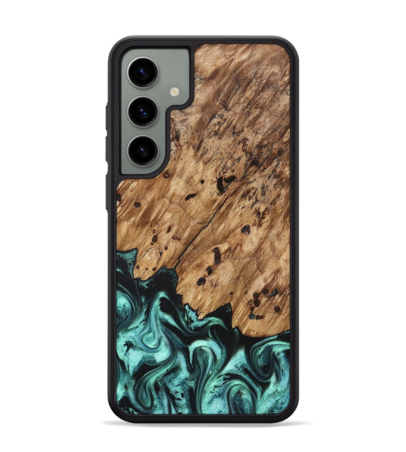 Galaxy S24 Plus Wood Phone Case - Garland (Green, 822205)