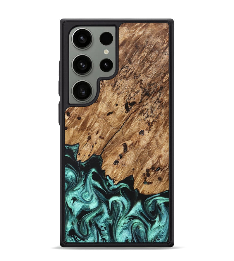Galaxy S24 Ultra Wood Phone Case - Garland (Green, 822205)