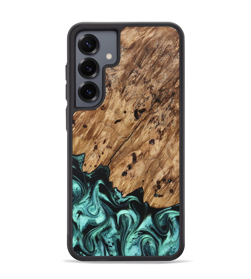 Galaxy S25 Plus Wood Phone Case - Garland (Green, 822205)