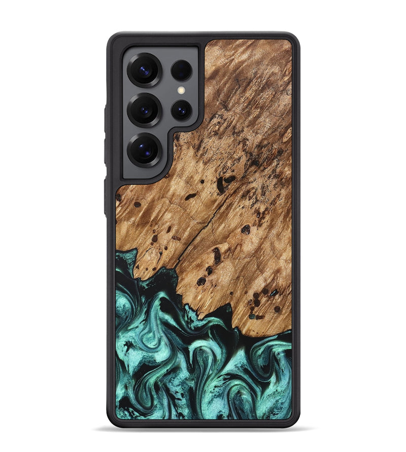 Galaxy S25 Ultra Wood Phone Case - Garland (Green, 822205)