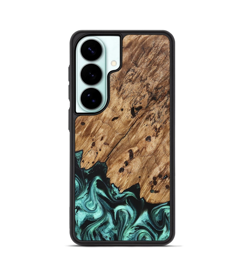 Galaxy S26 Wood Phone Case - Garland (Green, 822205)