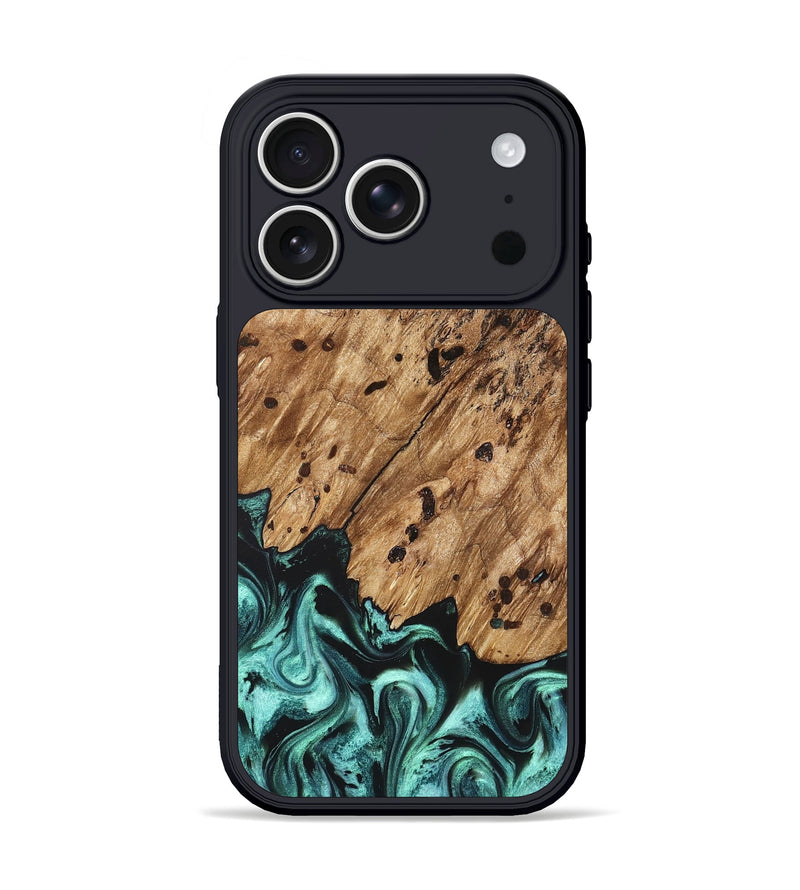iPhone 17 Pro Wood Phone Case - Garland (Green, 822205)