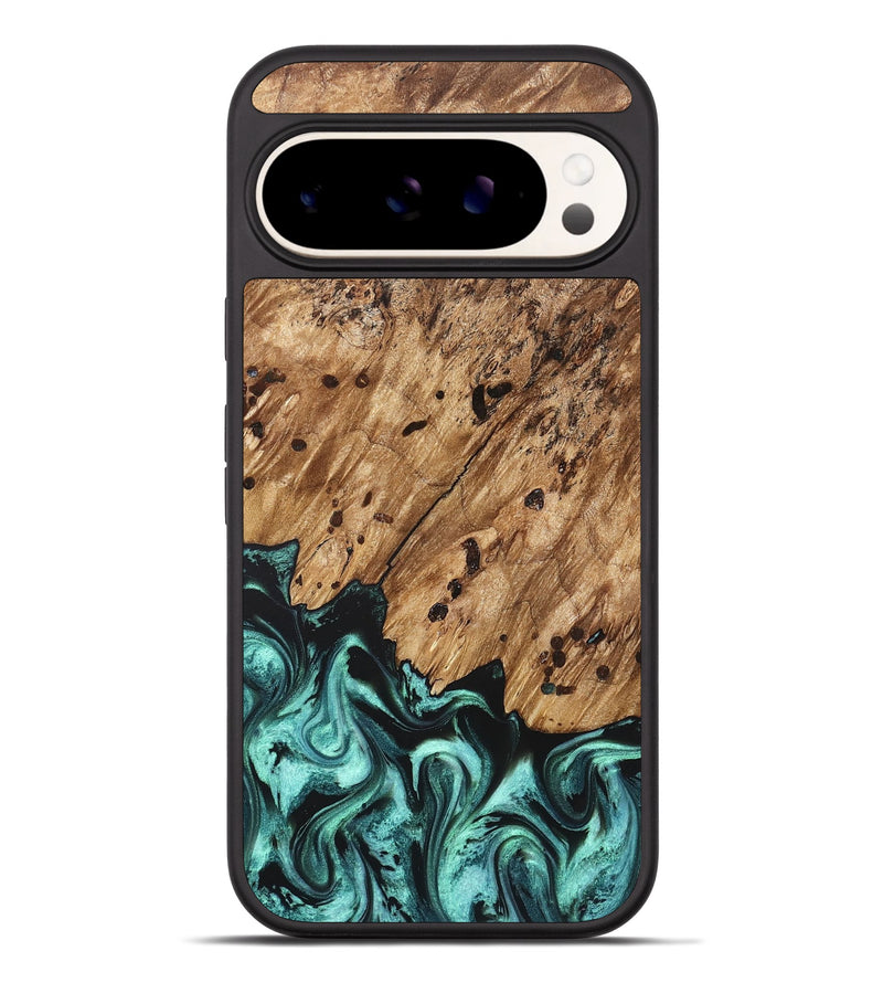 Pixel 9 Pro XL Wood Phone Case - Garland (Green, 822205)