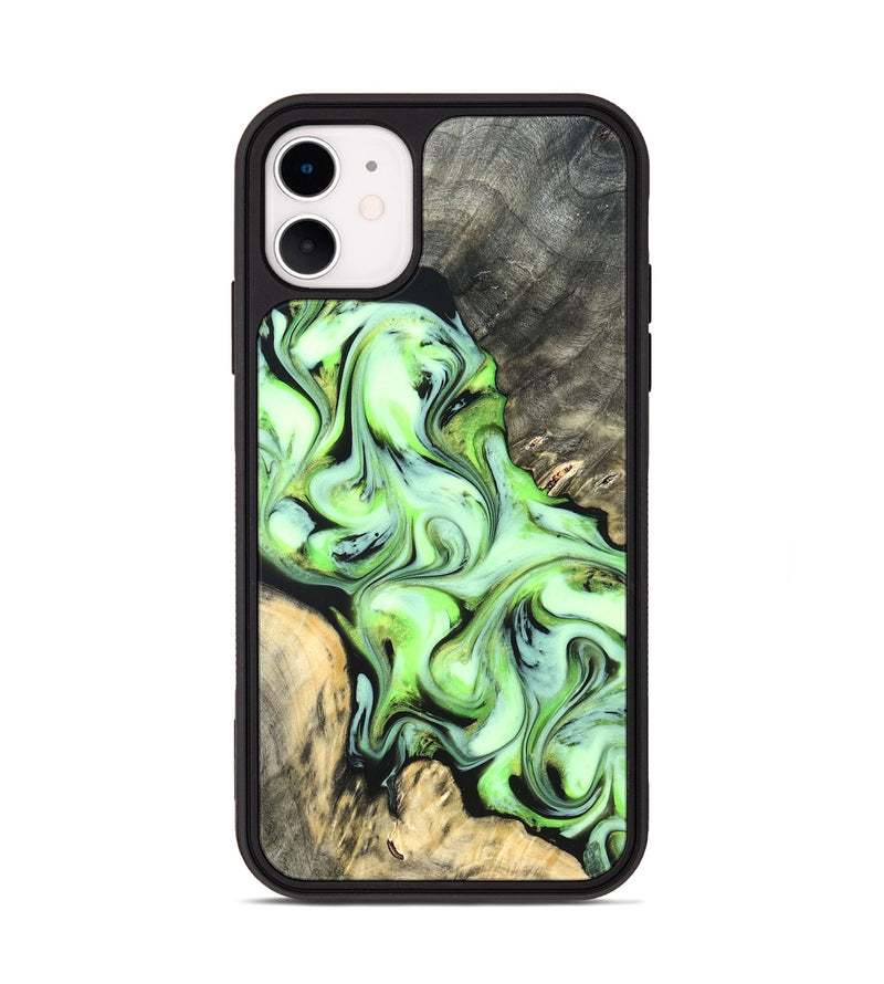 iPhone 11 Wood Phone Case - Ellie (Neon, 822206)