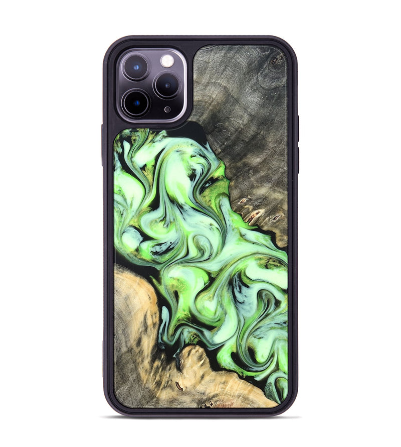 iPhone 11 Pro Max Wood Phone Case - Ellie (Neon, 822206)