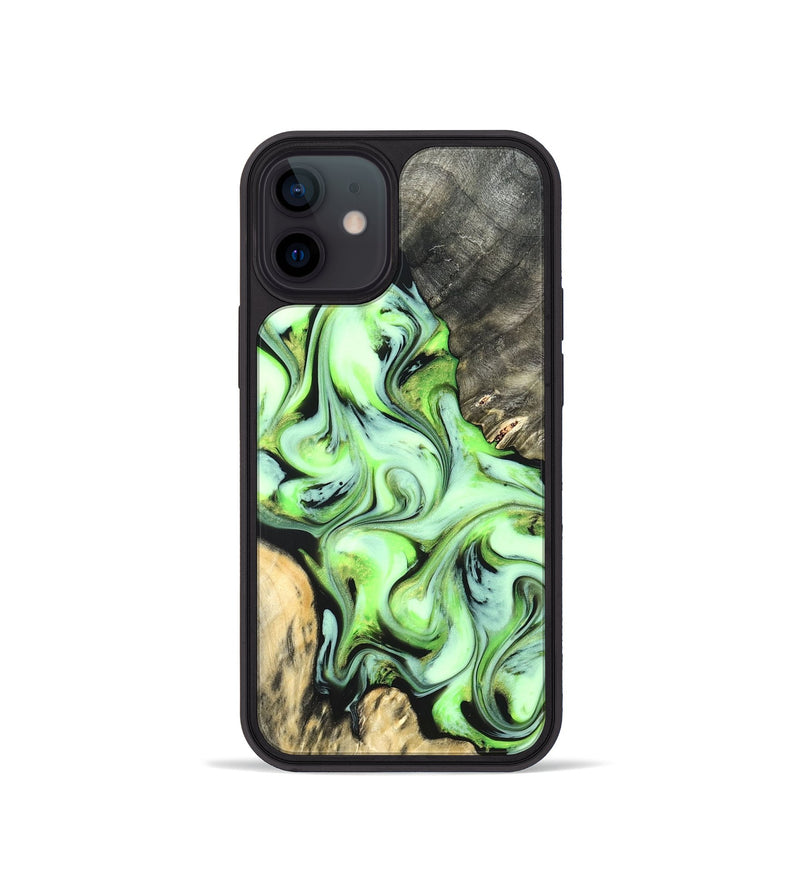 iPhone 12 mini Wood Phone Case - Ellie (Neon, 822206)