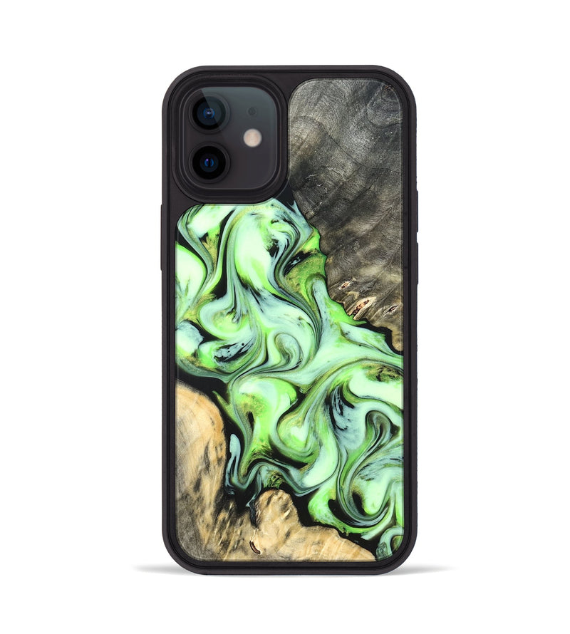 iPhone 12 Wood Phone Case - Ellie (Neon, 822206)