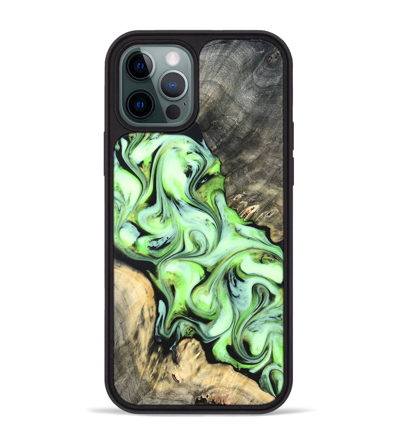 iPhone 12 Pro Max Wood Phone Case - Ellie (Neon, 822206)