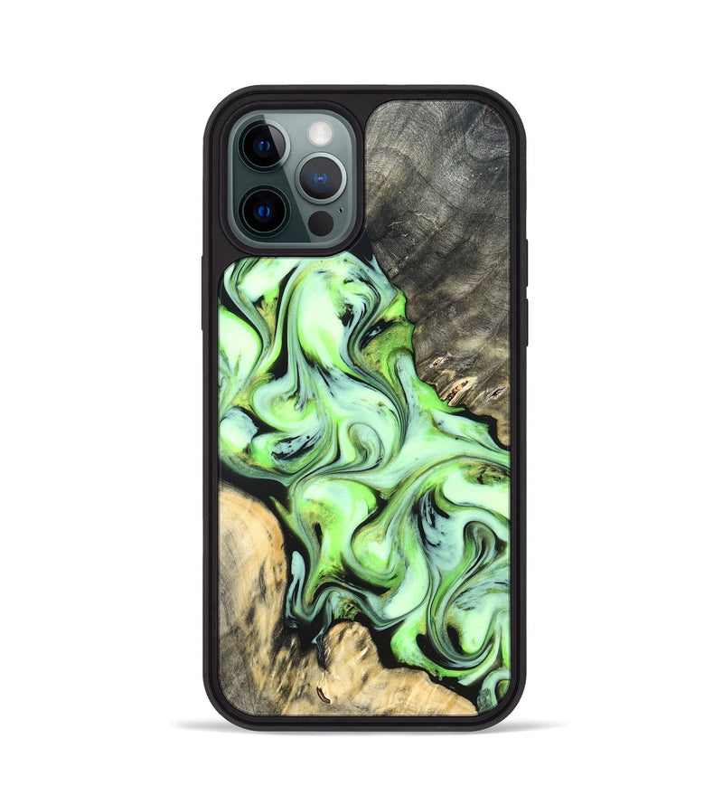 iPhone 12 Pro Wood Phone Case - Ellie (Neon, 822206)